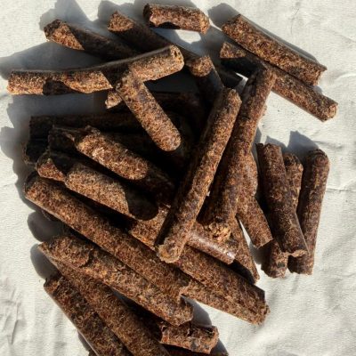 pelet kulit kopi